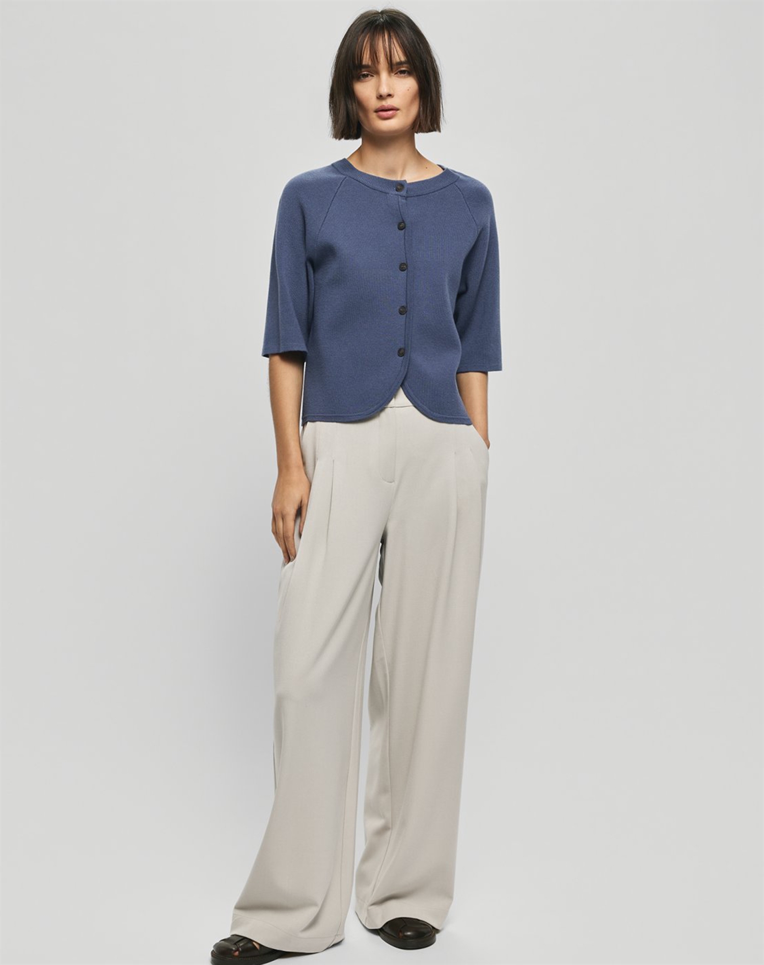 MSCH Copenhagen - MSCHAubree East 2/4 Cardigan - Vintage Indigo